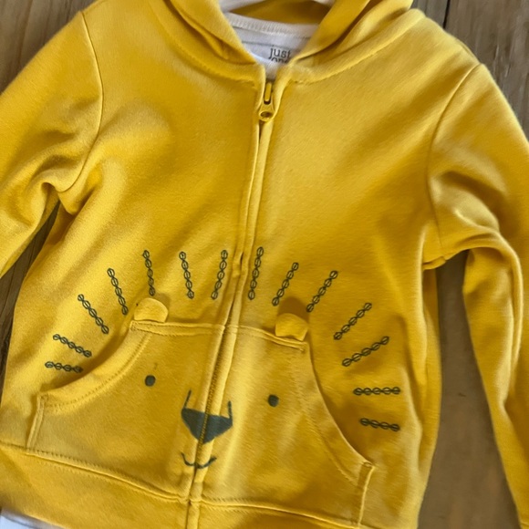 Carter’s Yellow Lion Hoodie 2-piece Set - Picture 4 of 5